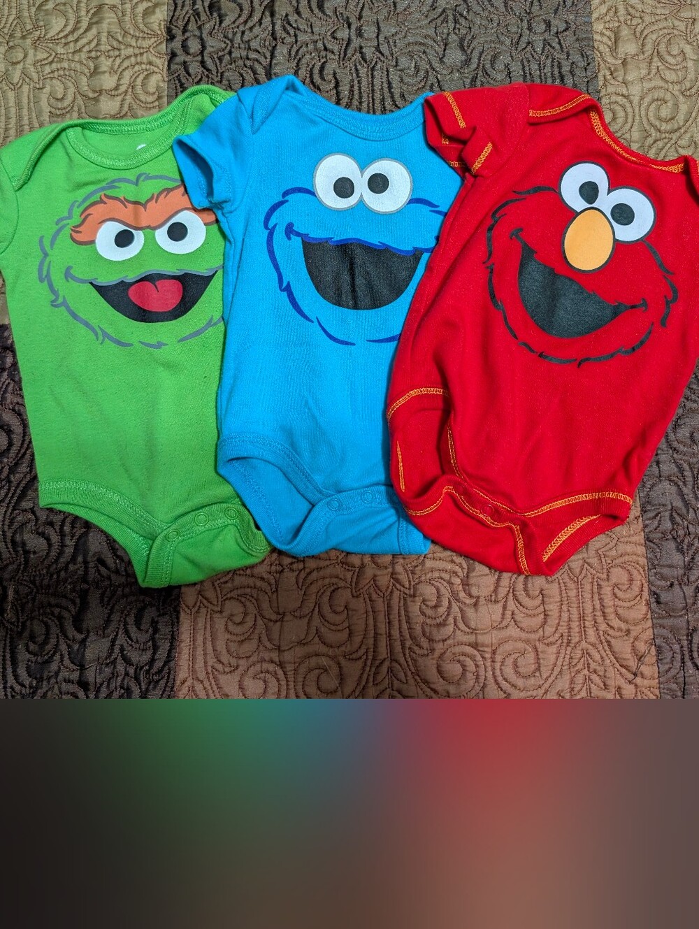 Infant Sesame Street Onesie Bundle Size 0-3 Month